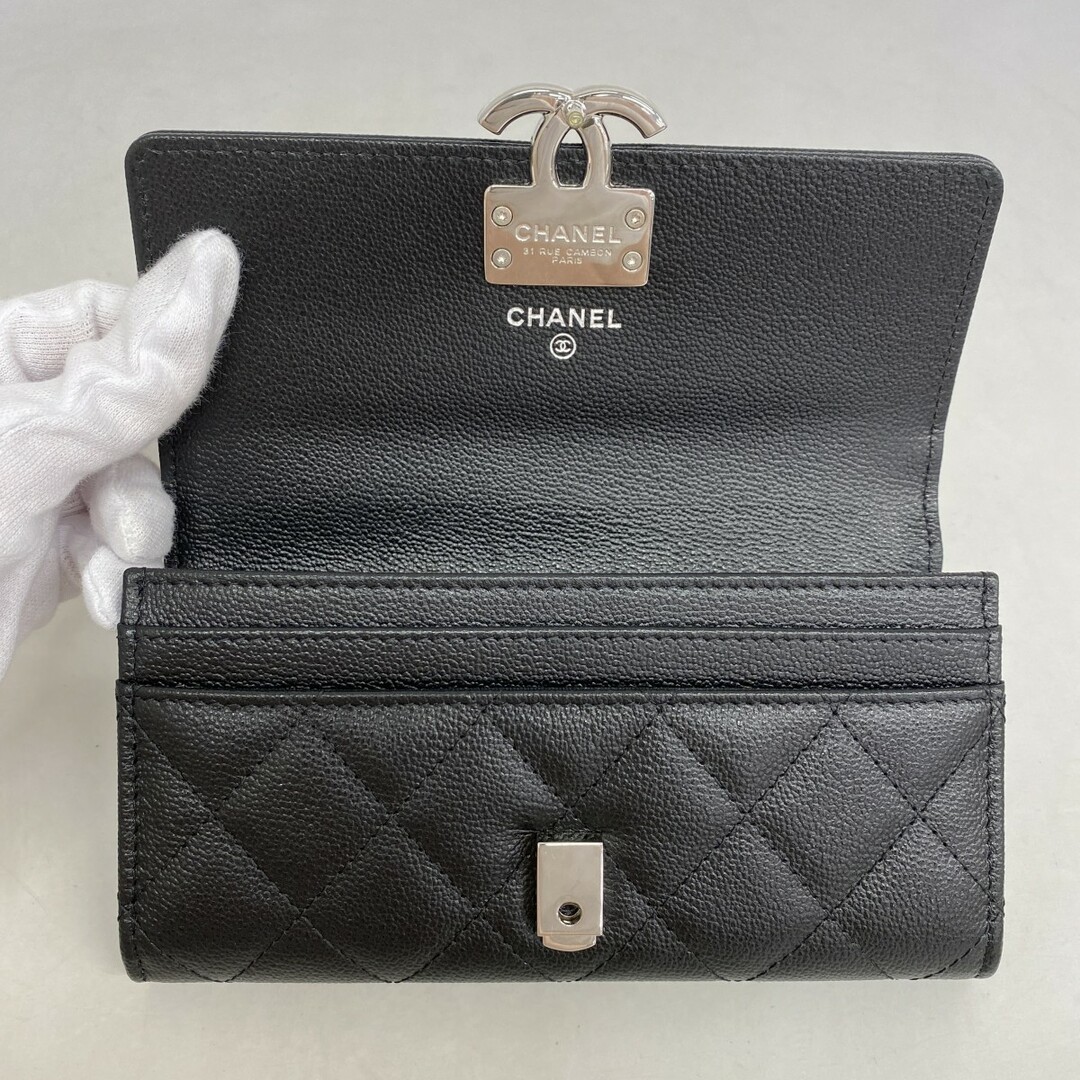 CHANEL - 【5db2307】シャネル 財布 マトラッセ ハーフココ CHANEL - 【5db2307】シャネル 財布 マトラッセ ハーフココ