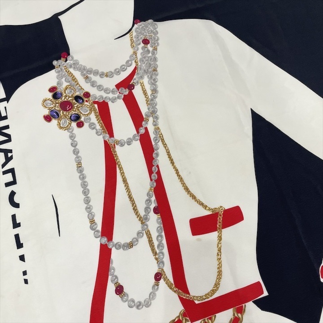 CHANEL - CHANEL シャネル ヴィンテージ 大判 スカーフ CHANEL - CHANEL シャネル ヴィンテージ 大判 スカーフ