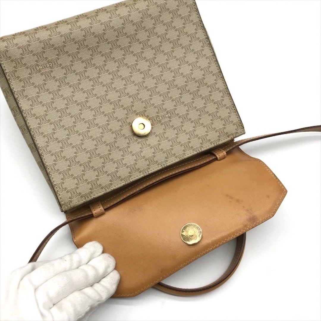 CELINE - 良品 CELINE セリーヌ マカダム柄 スターボール 2WAY CELINE - 良品 CELINE セリーヌ マカダム柄 スターボール 2WAY