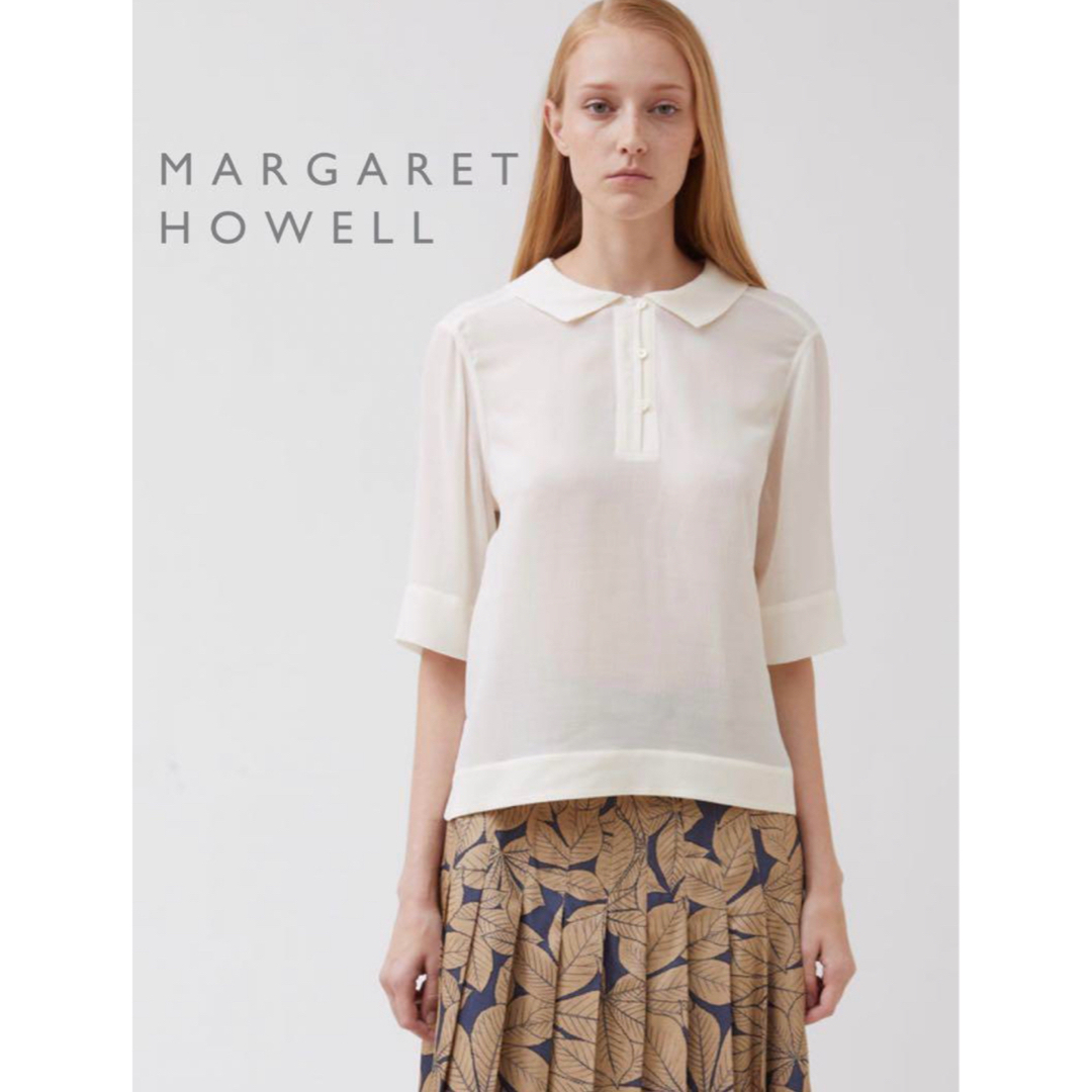 MARGARET HOWELL - 名品 人気品【MARGARET HOWELL】シルクウール MARGARET HOWELL - 名品 人気品【MARGARET HOWELL】シルクウール