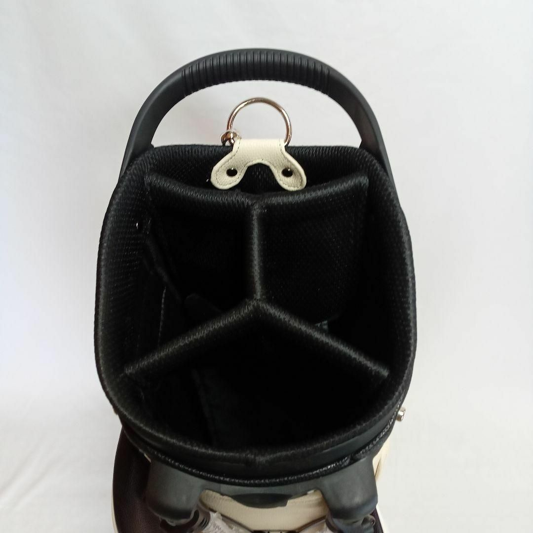 新品・未使用】Amigos スタンド式キャディバッグ ホワイト 新品・未使用】Amigos スタンド式キャディバッグ ホワイト