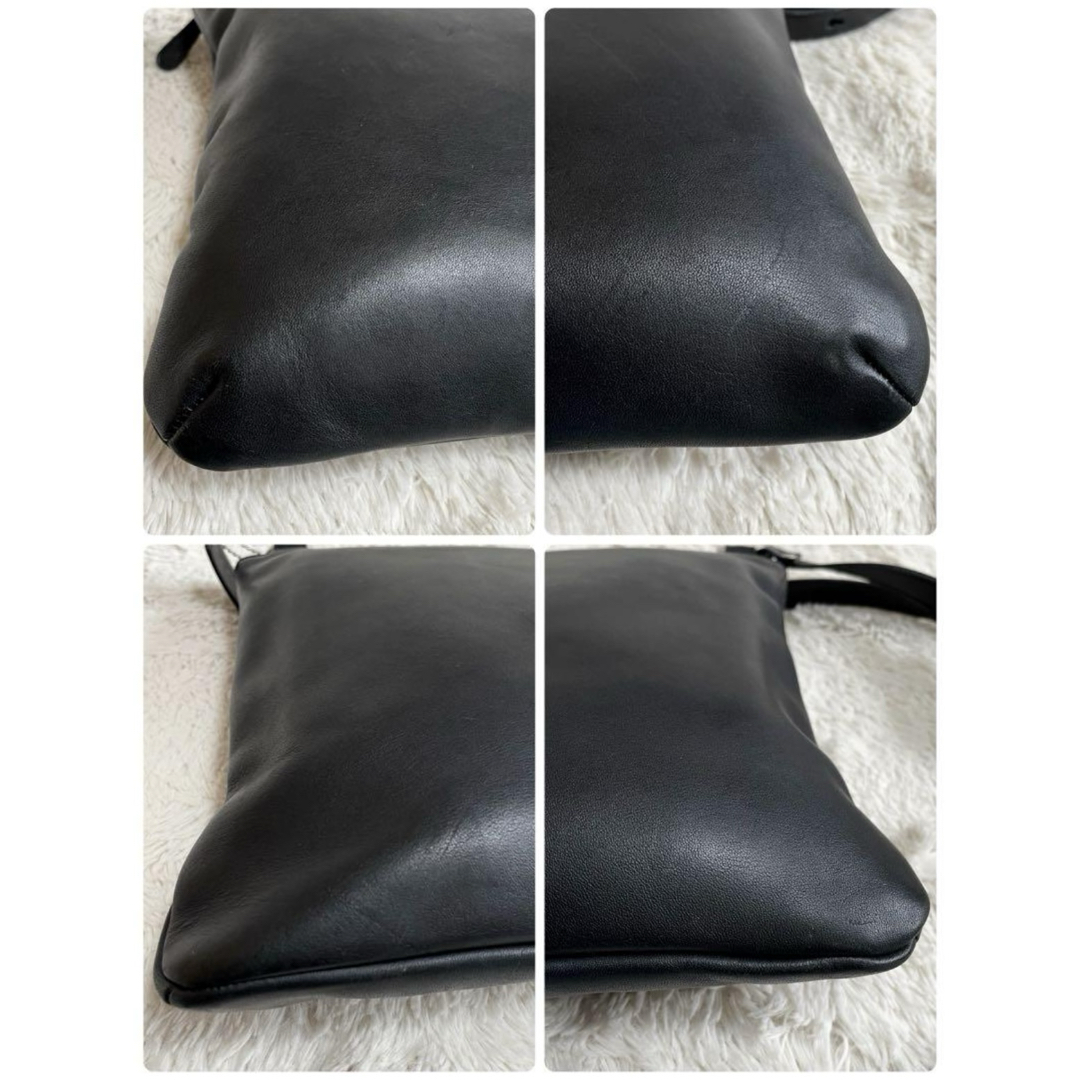 COACH - 美品 オールドコーチ COACH 黒 オールレザー サコッシュ COACH - 美品 オールドコーチ COACH 黒 オールレザー サコッシュ