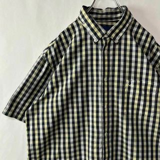 FRED PERRY - フレッドペリー ギンガムチェック 半袖シャツ ワン FRED PERRY - フレッドペリー ギンガムチェック 半袖シャツ ワン