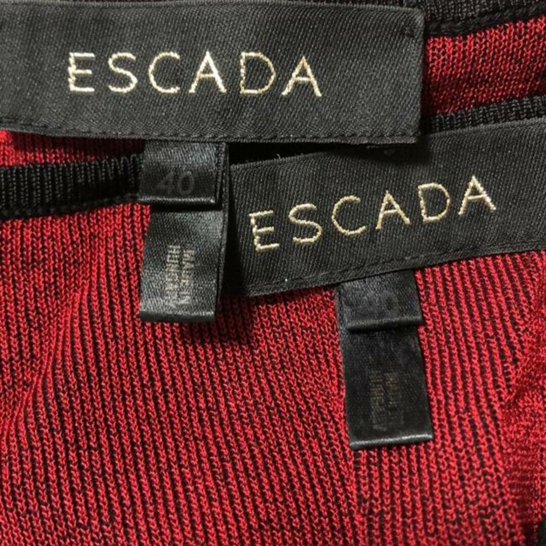 ESCADA - ESCADA(エスカーダ) アンサンブル レディース美品 - 黒 ESCADA - ESCADA(エスカーダ) アンサンブル レディース美品 - 黒