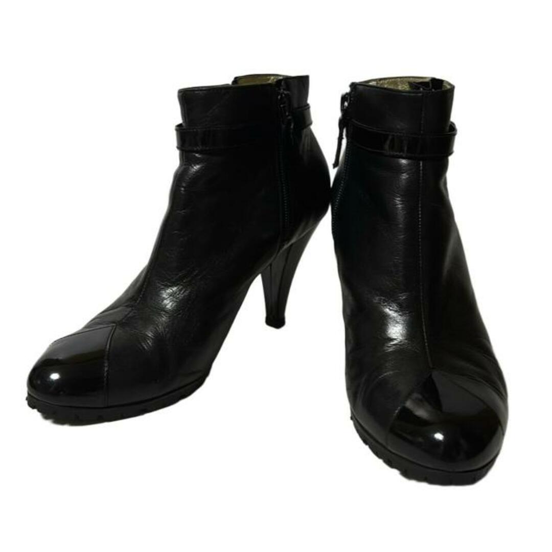 CHANEL - CHANEL(シャネル) ショートブーツ 36 レディース - 黒 CHANEL - CHANEL(シャネル) ショートブーツ 36 レディース - 黒
