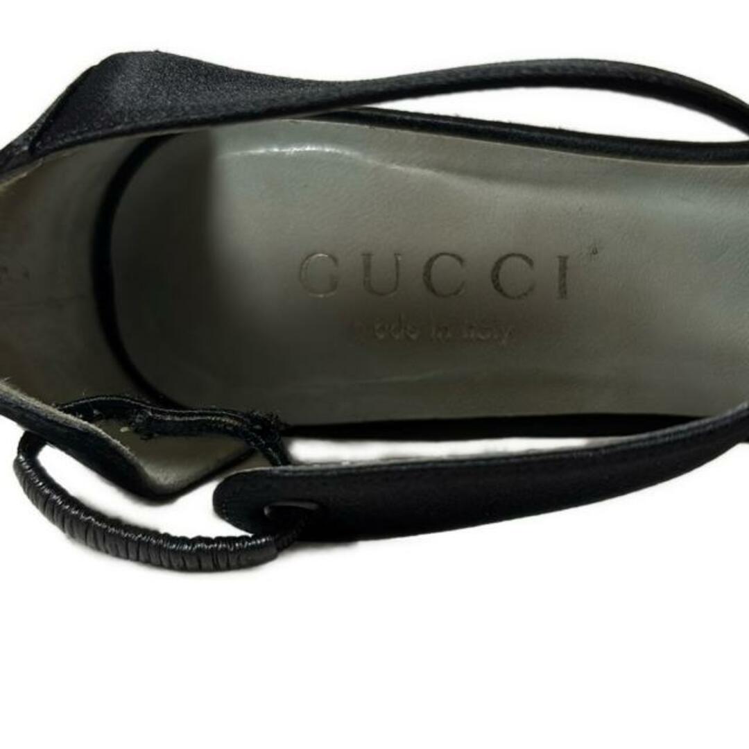 GUCCI - GUCCI(グッチ) サンダル 35C レディース - 黒 アウト GUCCI - GUCCI(グッチ) サンダル 35C レディース - 黒 アウト