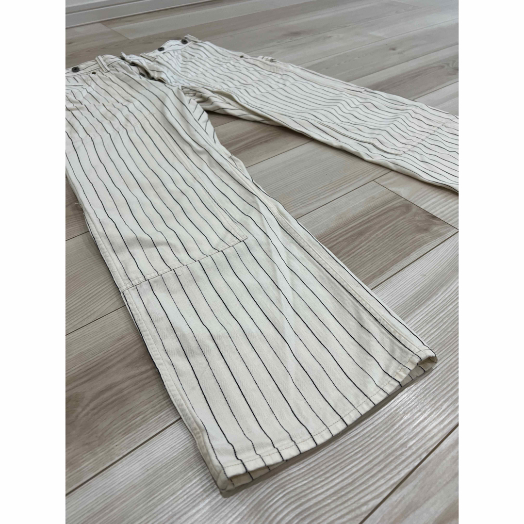 RRL - RRL ストライプ ヘリンボーン ツイル カーペンター パンツ RRL - RRL ストライプ ヘリンボーン ツイル カーペンター パンツ