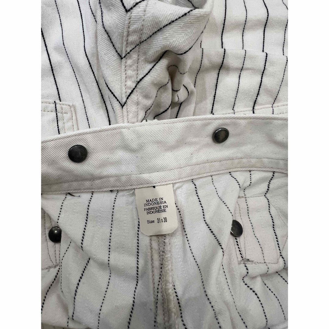 RRL - RRL ストライプ ヘリンボーン ツイル カーペンター パンツ RRL - RRL ストライプ ヘリンボーン ツイル カーペンター パンツ