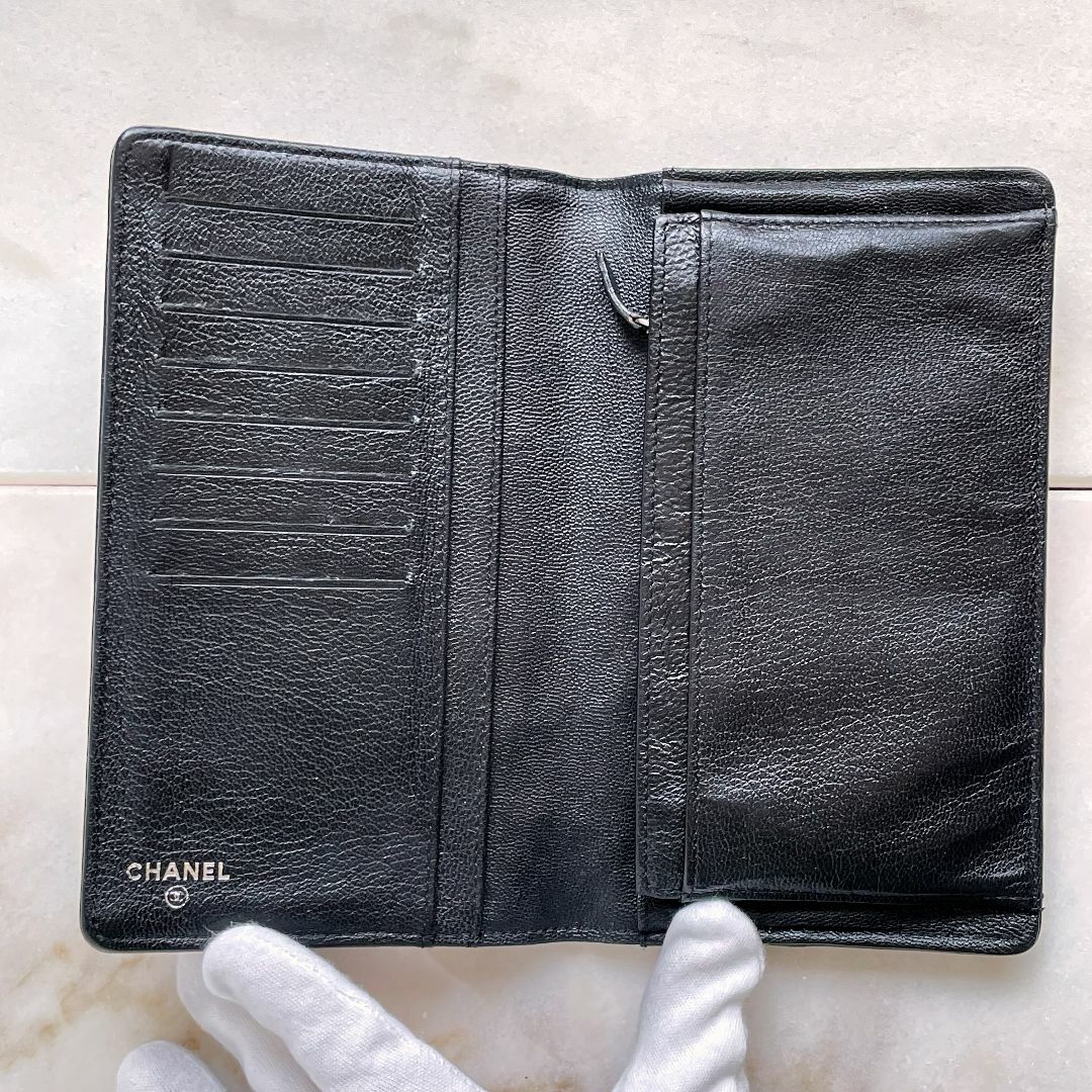 CHANEL - CHANEL シャネル ビコローレ フラップ 折り財布 CHANEL - CHANEL シャネル ビコローレ フラップ 折り財布