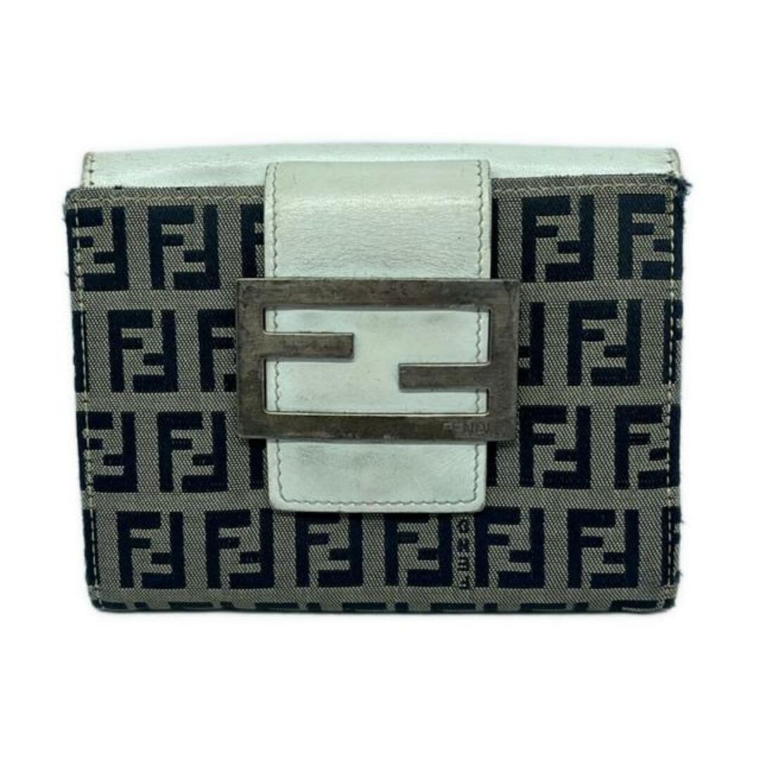 FENDI - FENDI(フェンディ) Wホック財布 ズッカ柄 8M0035 FENDI - FENDI(フェンディ) Wホック財布 ズッカ柄 8M0035