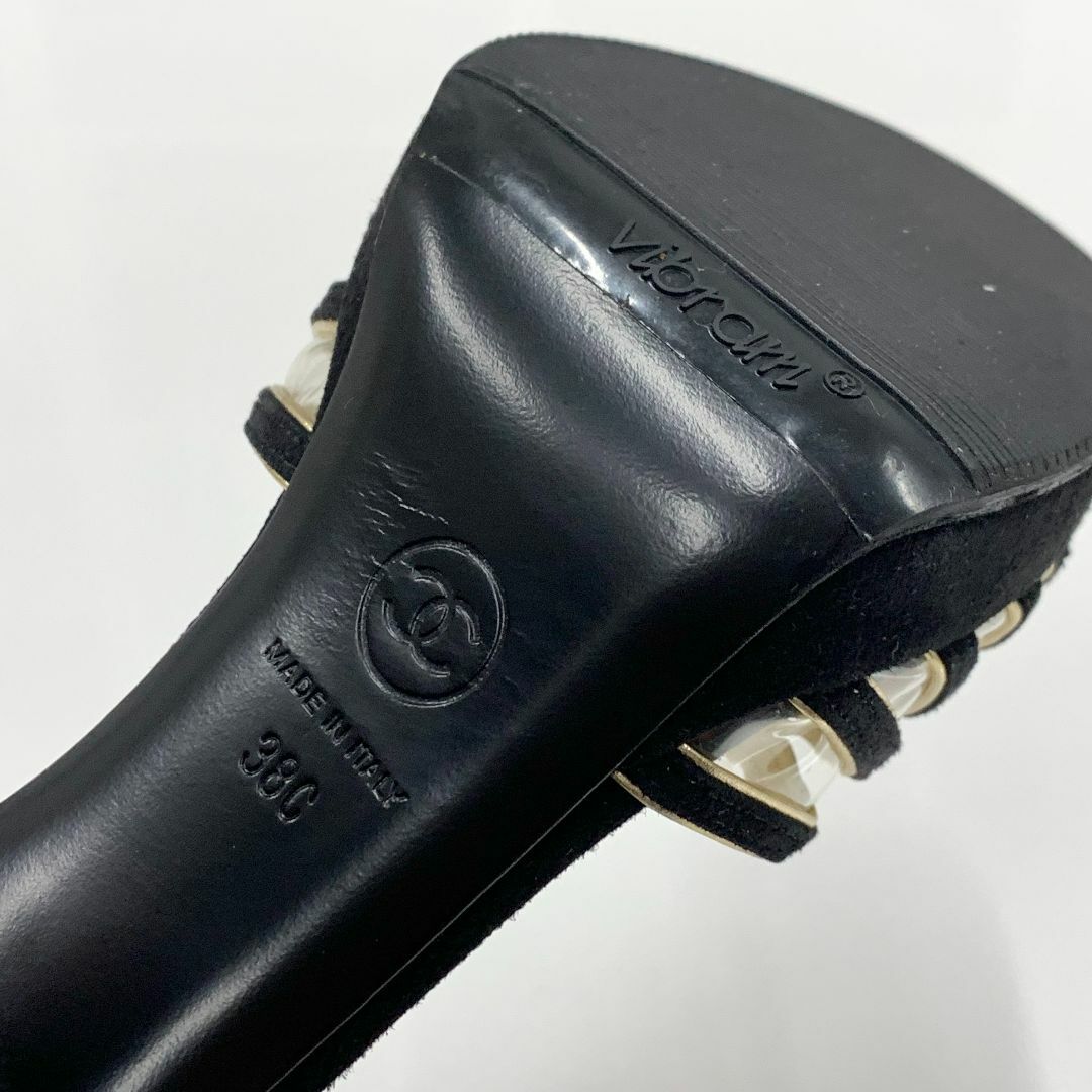 CHANEL - 9499 シャネル スエード ココマーク クリア T CHANEL - 9499 シャネル スエード ココマーク クリア T