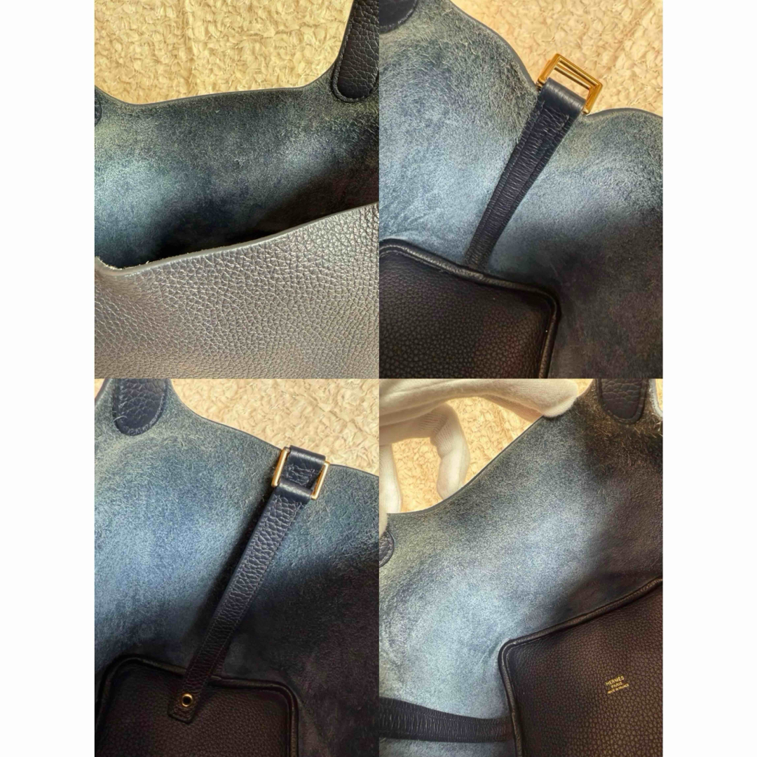 HERMES - エルメス ピコタンロックPM ブルーニュイ/Gold金具の HERMES - エルメス ピコタンロックPM ブルーニュイ/Gold金具の