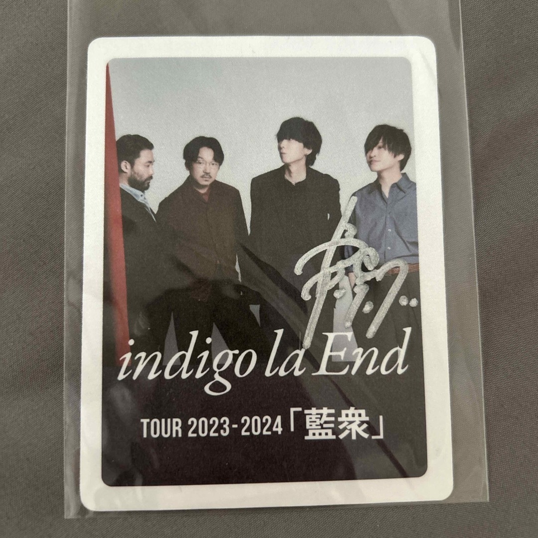 indigo la End 長田カーティス 直筆サイン入りステッカー エンタメ/ホビーのタレントグッズ(ミュージシャン)の商品写真