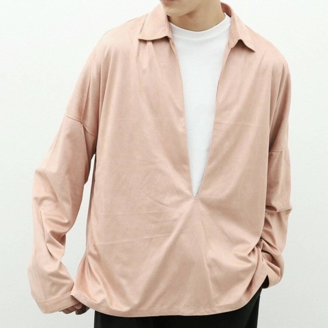 ANCELLM アンセルム 23AW 日本製 VEGAN LEATHER SKIPPER SHIRT ANCELLM アンセルム 23AW 日本製 VEGAN LEATHER SKIPPER SHIRT