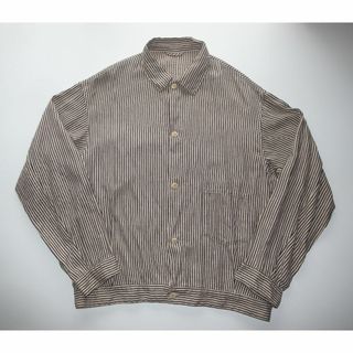 COMOLI - comoli ストライプ ブルゾン size3 22SS ジャケットの COMOLI - comoli ストライプ ブルゾン size3 22SS ジャケットの