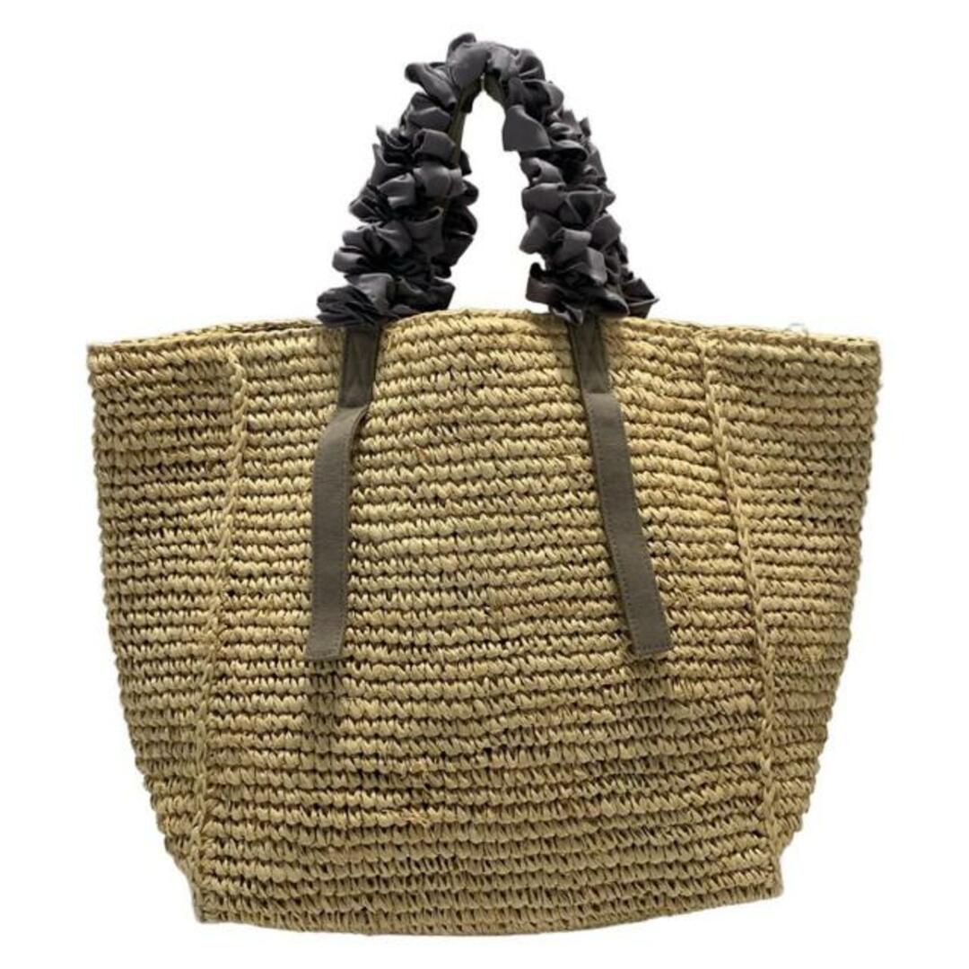 LUDLOW - LUDLOW(ラドロー) トートバッグ美品 - ベージュ×グレー LUDLOW - LUDLOW(ラドロー) トートバッグ美品 - ベージュ×グレー