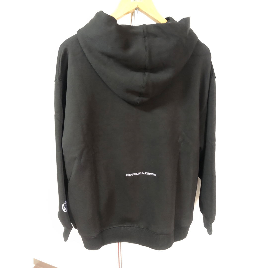 SCOT CLUB - YAMADAYA♡MEDOC♡刺繍ボンディングパーカー 黒 SCOT CLUB - YAMADAYA♡MEDOC♡刺繍ボンディングパーカー 黒