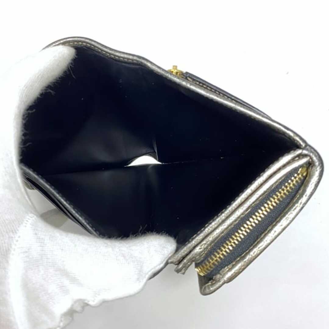 LOEWE - ロエベ 二つ折り 財布 ec-22896 シルバー アナグラム LOEWE - ロエベ 二つ折り 財布 ec-22896 シルバー アナグラム