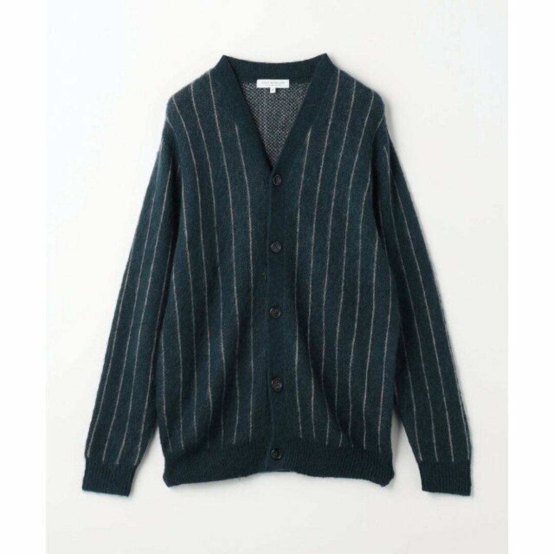 a day in the life(アデイインザライフ)の【NAVY】【M】モヘヤ ブレンド Vネック カーディガン<A DAY IN THE LIFE> メンズのトップス(カーディガン)の商品写真