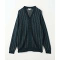 【NAVY】【M】モヘヤ ブレンド Vネック カーディガン<A DAY IN THE LIFE>