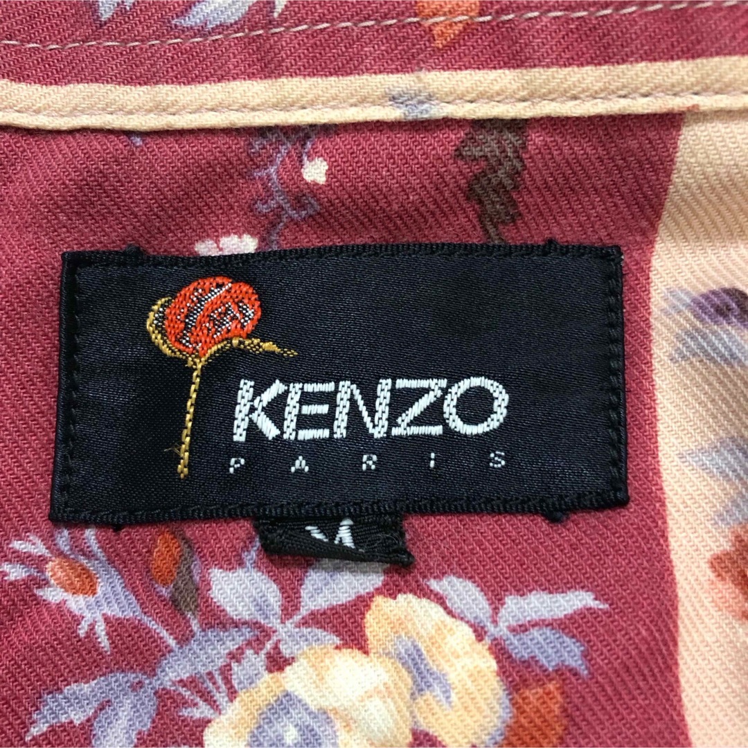 KENZO - 【美品】KENZO ヴィンテージ クラシックフラワーシャツ KENZO - 【美品】KENZO ヴィンテージ クラシックフラワーシャツ