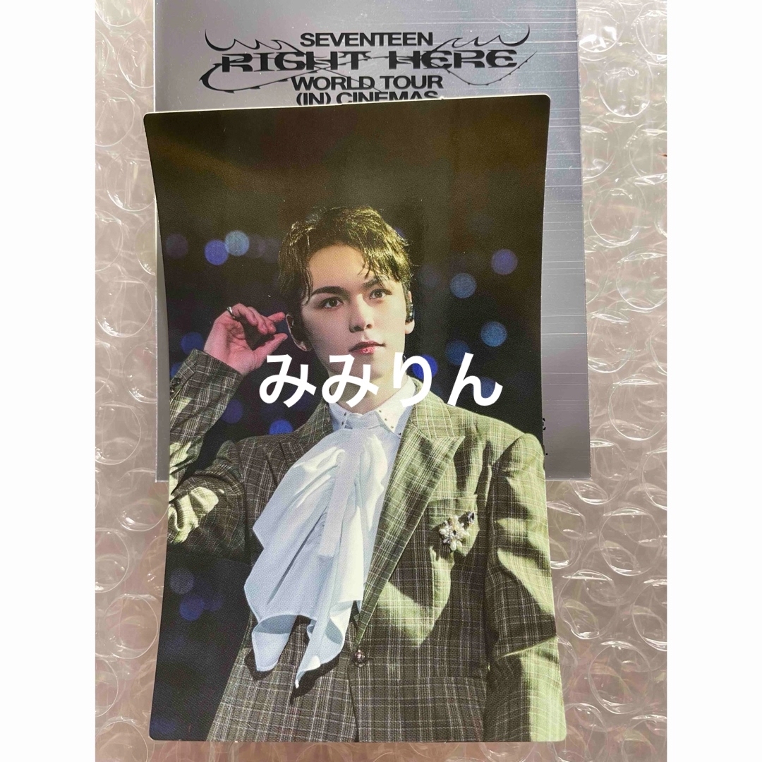 SEVENTEEN - SEVENTEEN RIGHT HERE 映画特典 スマホステッカー SEVENTEEN - SEVENTEEN RIGHT HERE 映画特典 スマホステッカー