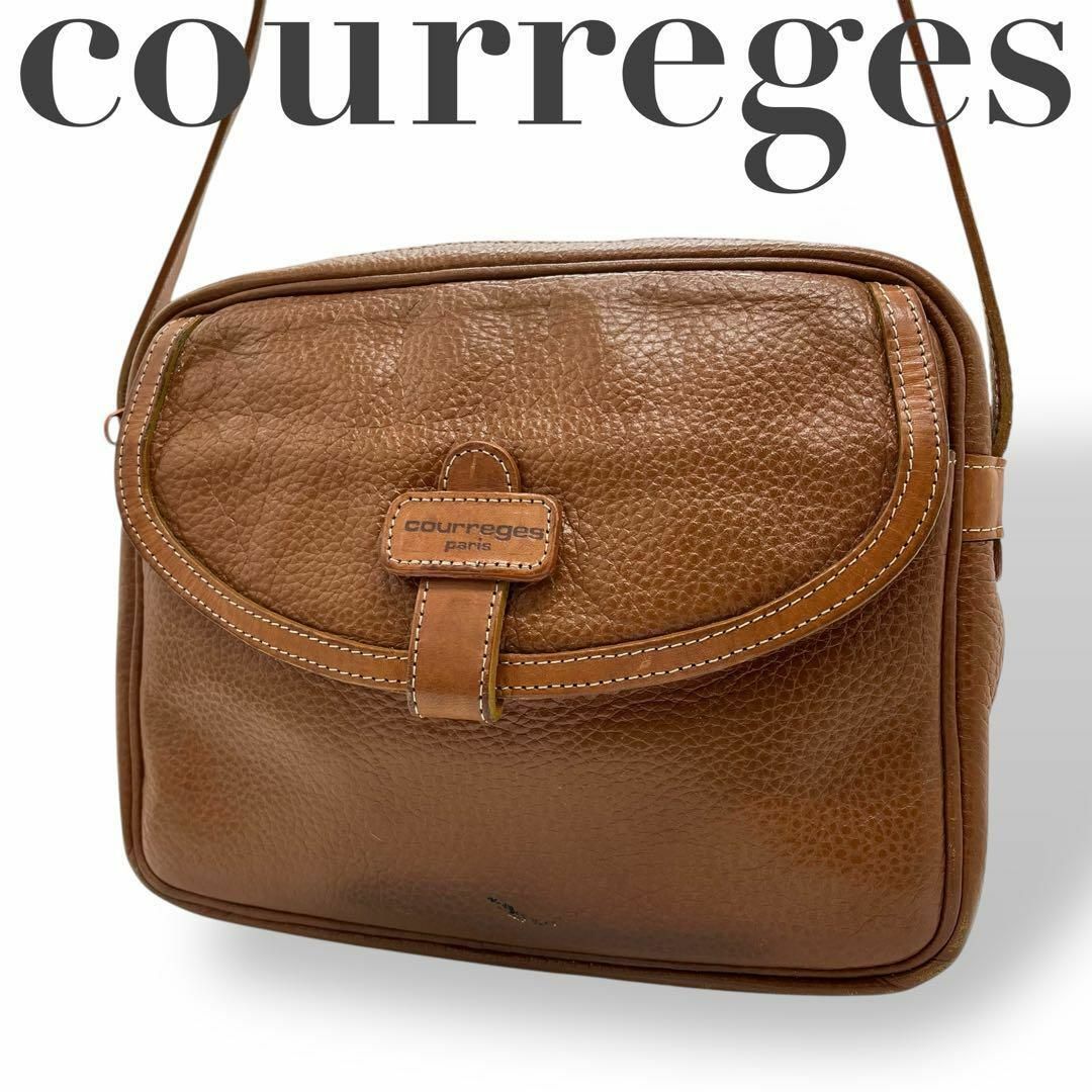 Courreges - courreges クレージュ ショルダーバッグ レザー Courreges - courreges クレージュ ショルダーバッグ レザー