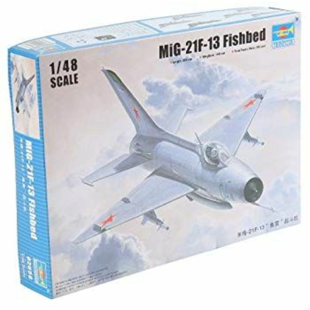 (未使用･未開封品)　トランペッター 1/48 MiG-21 F-13/J-7 プラモデル p1m72rm
