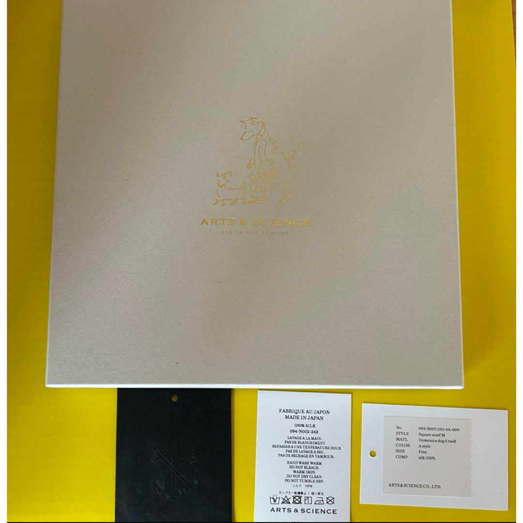 ARTS&SCIENCE - 新品 ドメニカモアゴードン スカーフ アーツ ARTS&SCIENCE - 新品 ドメニカモアゴードン スカーフ アーツ