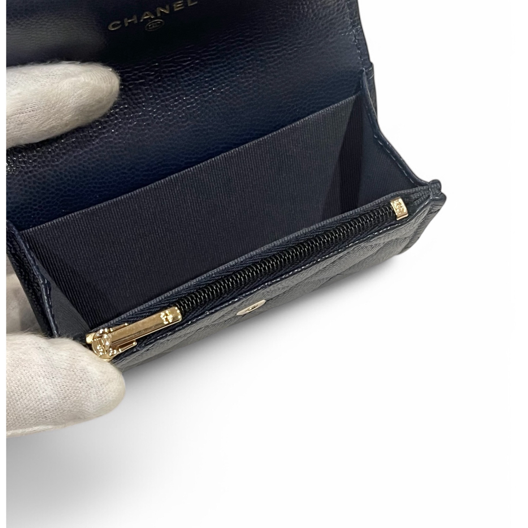 CHANEL - CHANEL 24B ジップ付きウォレット カードケース ミニ CHANEL - CHANEL 24B ジップ付きウォレット カードケース ミニ