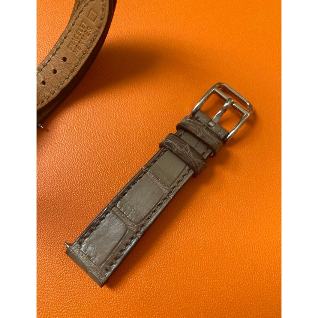 HERMES - エルメス🍊時計用 クロコベルト 《ケープコッド》PM HERMES - エルメス🍊時計用 クロコベルト 《ケープコッド》PM
