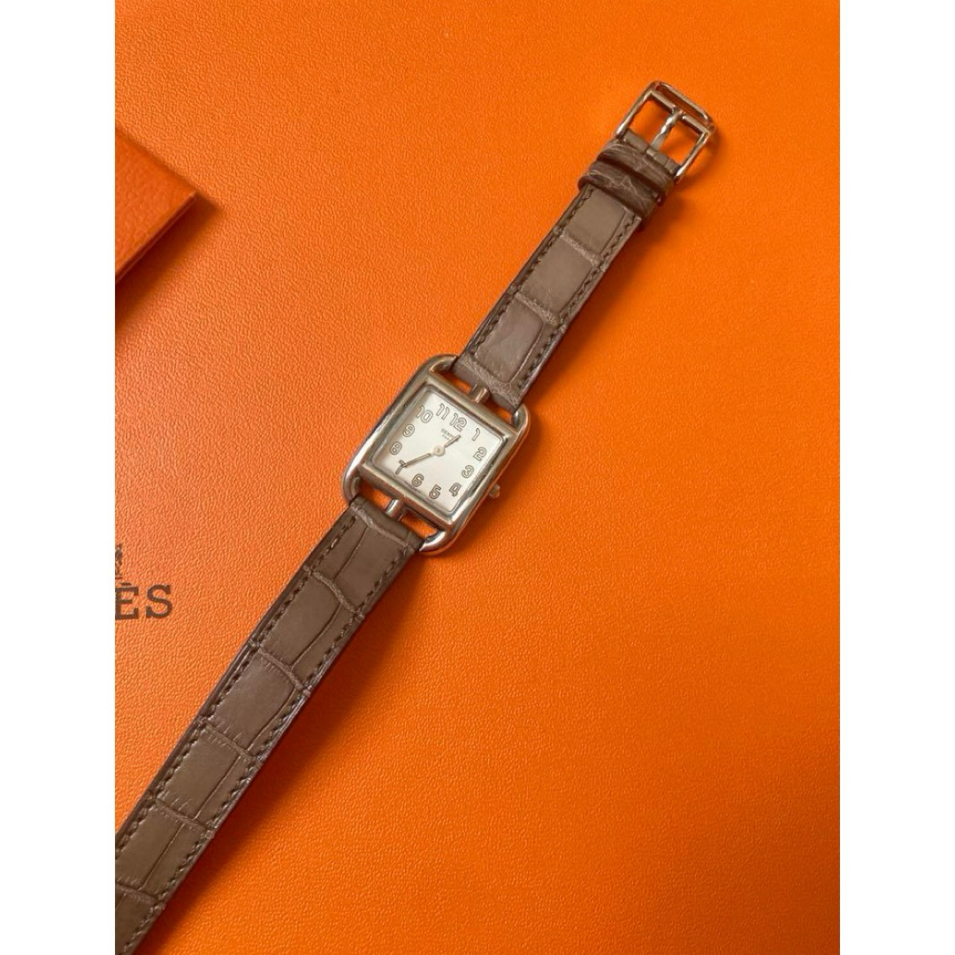 HERMES - エルメス🍊時計用 クロコベルト 《ケープコッド》PM HERMES - エルメス🍊時計用 クロコベルト 《ケープコッド》PM