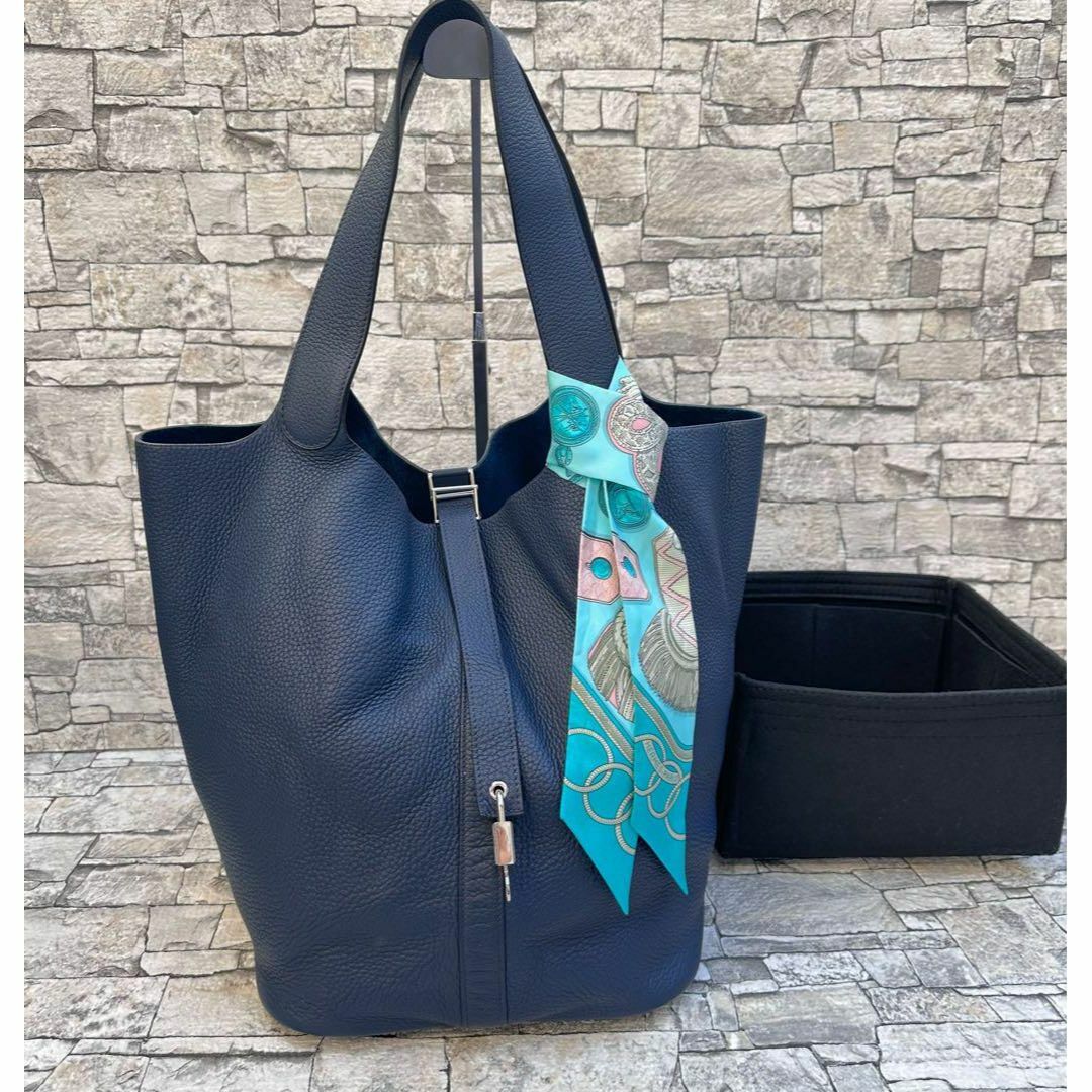 HERMES - HERMES エルメス ピコタンロックGM ブルーサフィール HERMES - HERMES エルメス ピコタンロックGM ブルーサフィール