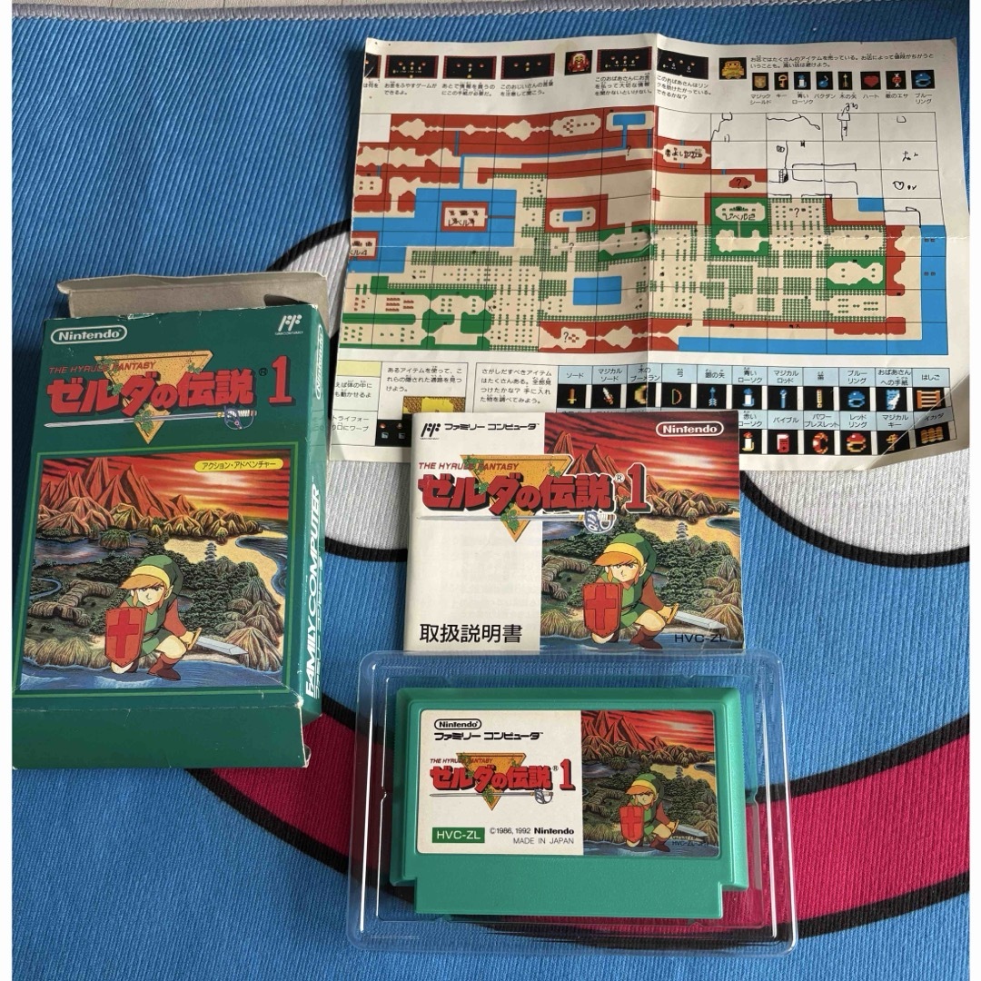 ファミリーコンピュータ - ファミコンソフト ゼルダの伝説 1 箱 ファミリーコンピュータ - ファミコンソフト ゼルダの伝説 1 箱