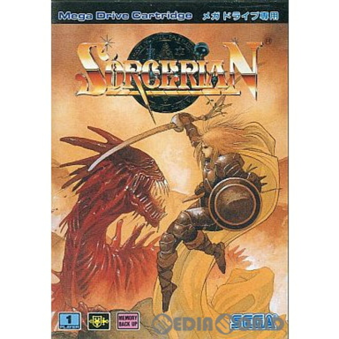 メガドライブソフト ソーサリアン(ROMカートリッジ/ロムカセット) セガ エンタメ/ホビーのゲームソフト/ゲーム機本体(家庭用ゲームソフト)の商品写真