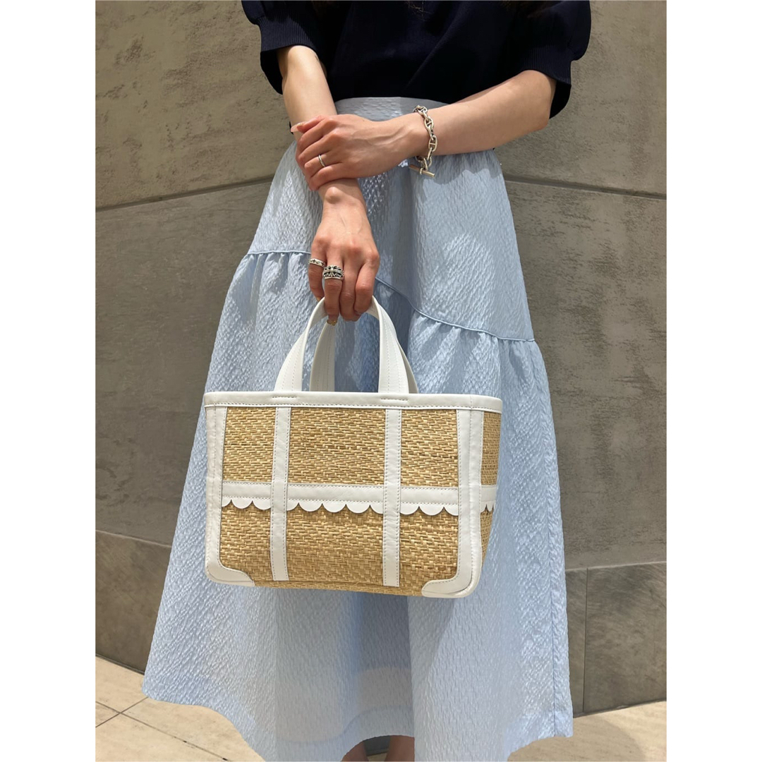 LUDLOW - 新品☆LUDLOW ラドロー スカラップ トートバッグの通販 LUDLOW - 新品☆LUDLOW ラドロー スカラップ トートバッグの通販