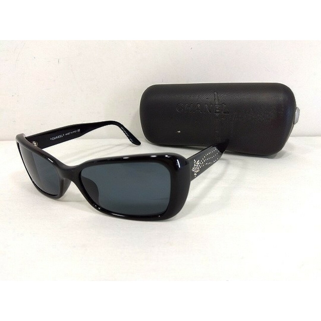 CHANEL - s25g-577x【中古】CHANEL シャネル スター ラインストーン サングラス CHANEL - s25g-577x【中古】CHANEL シャネル スター ラインストーン サングラス
