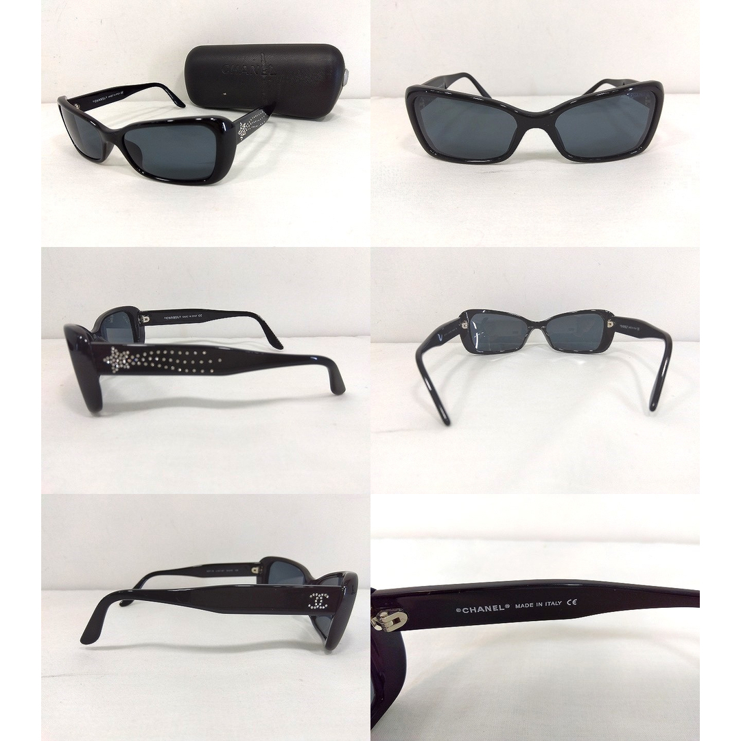 CHANEL - s25g-577x【中古】CHANEL シャネル スター ラインストーン サングラス CHANEL - s25g-577x【中古】CHANEL シャネル スター ラインストーン サングラス