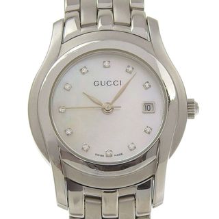 GUCCI - グッチ GUCCI レディース クォーツ 腕時計 11Pダイヤ SS GUCCI - グッチ GUCCI レディース クォーツ 腕時計 11Pダイヤ SS