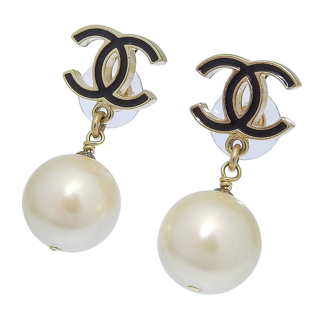 CHANEL - シャネル CHANEL ココマーク ピアス フェイクパール CHANEL - シャネル CHANEL ココマーク ピアス フェイクパール
