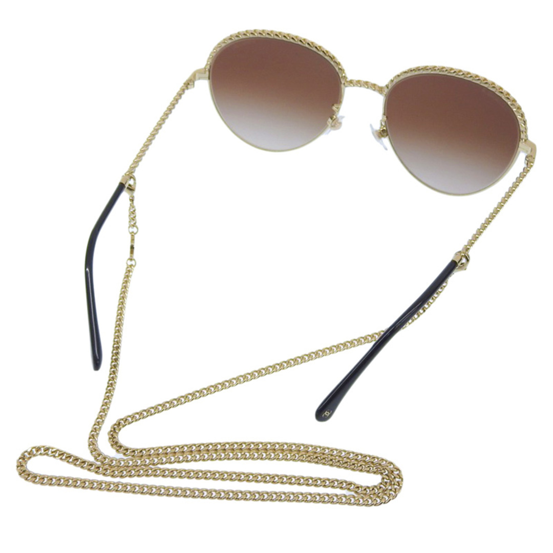 CHANEL - シャネル CHANEL サングラス ダークブラウン ゴールド CHANEL - シャネル CHANEL サングラス ダークブラウン ゴールド