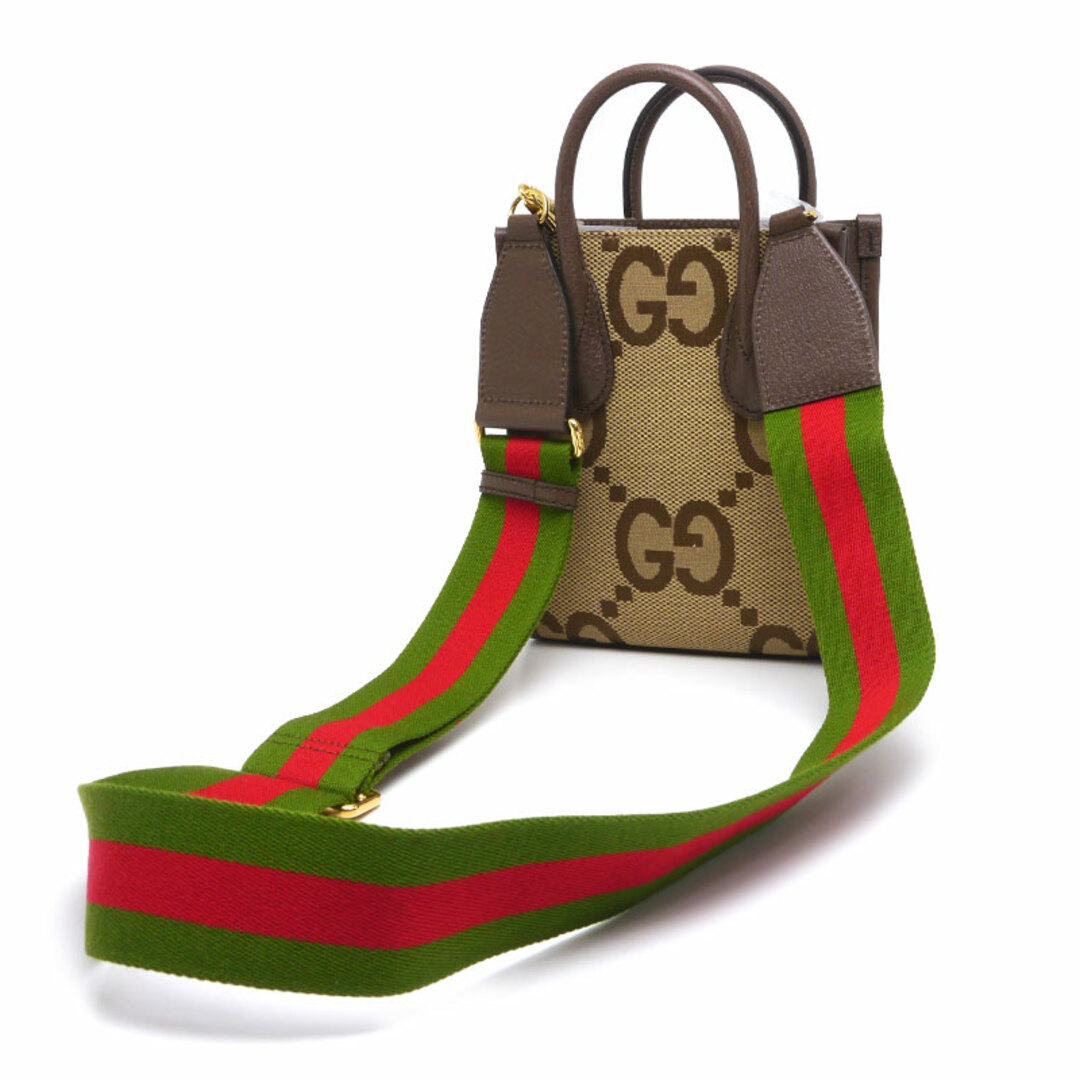 GUCCI - グッチ ジャンボGG ミニトートバッグ 699406 2WAY 斜め GUCCI - グッチ ジャンボGG ミニトートバッグ 699406 2WAY 斜め