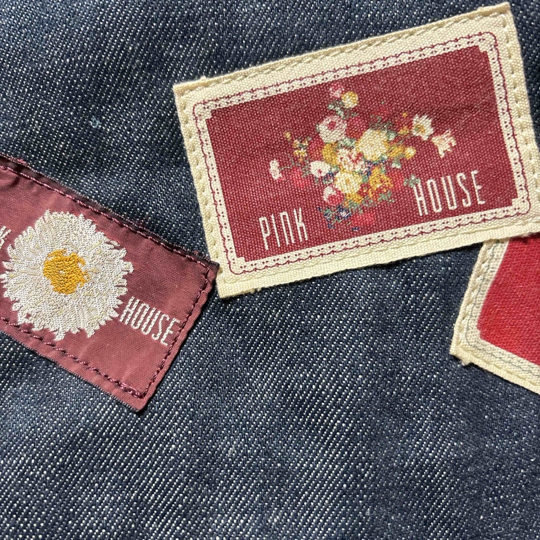 PINK HOUSE - BABY PINK HOUSE トートバッグ デニム地 デニム PINK HOUSE - BABY PINK HOUSE トートバッグ デニム地 デニム