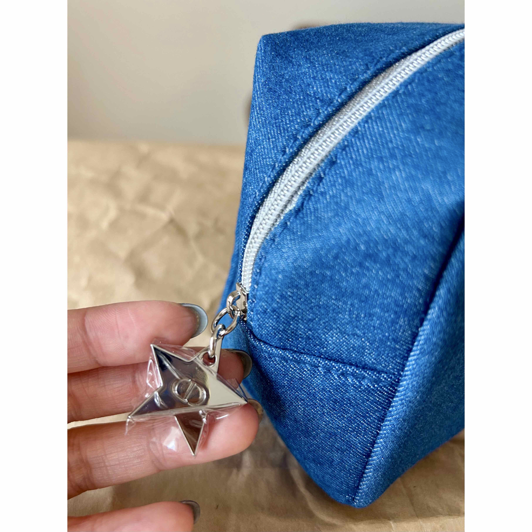 Dior - 新品未使用 ディオール ポーチ ノベルティ デニム ブルー Dior - 新品未使用 ディオール ポーチ ノベルティ デニム ブルー