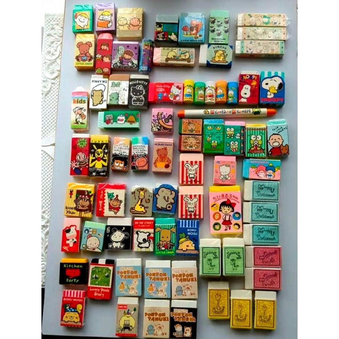 サンリオ - 昭和レトロ 消しゴム 大量まとめ売り(希少!!)の サンリオ - 昭和レトロ 消しゴム 大量まとめ売り(希少!!)の