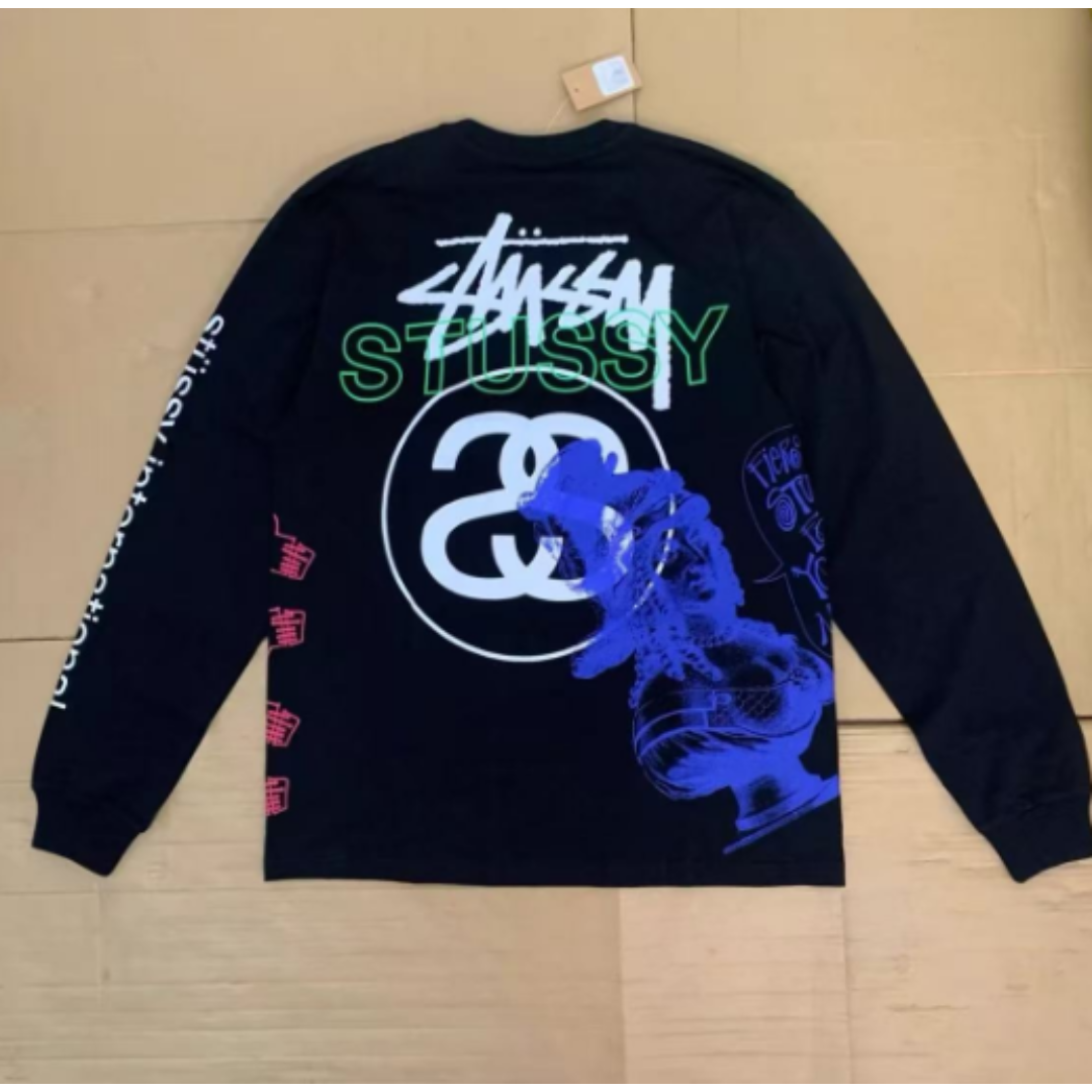STUSSY TEST STRIKE PIGMENT DYED LS TEEの通販 by キボウ STUSSY TEST STRIKE PIGMENT DYED LS TEEの通販 by キボウ