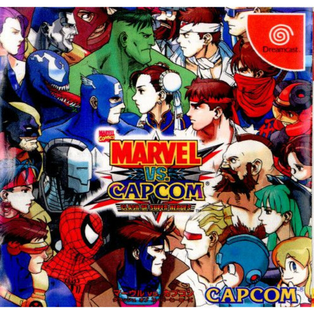 SUPER(スーパー)のドリームキャストソフト マーヴル VS. カプコン クラッシュ オブ スーパーヒーローズ(MARVEL VS. CAPCOM CLASH OF SUPER HEROES) エンタメ/ホビーのゲームソフト/ゲーム機本体(家庭用ゲームソフト)の商品写真