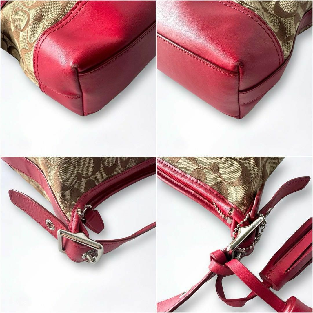 COACH - 人気 COACH コーチ ショルダーバッグ シグネチャー COACH - 人気 COACH コーチ ショルダーバッグ シグネチャー