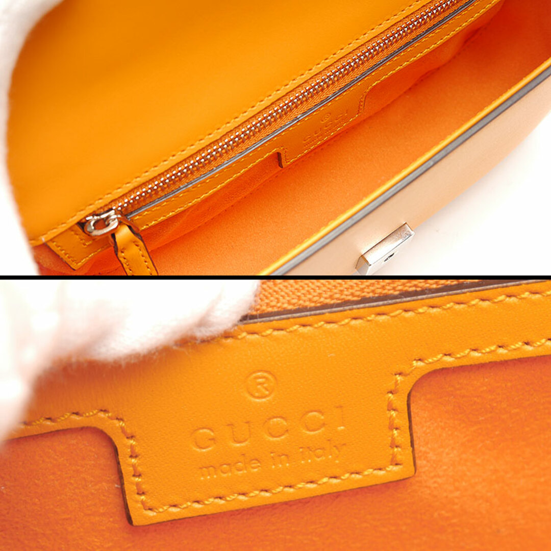 GUCCI - グッチ プチGG レザー 2WAYハンドバッグ 739722 斜め GUCCI - グッチ プチGG レザー 2WAYハンドバッグ 739722 斜め