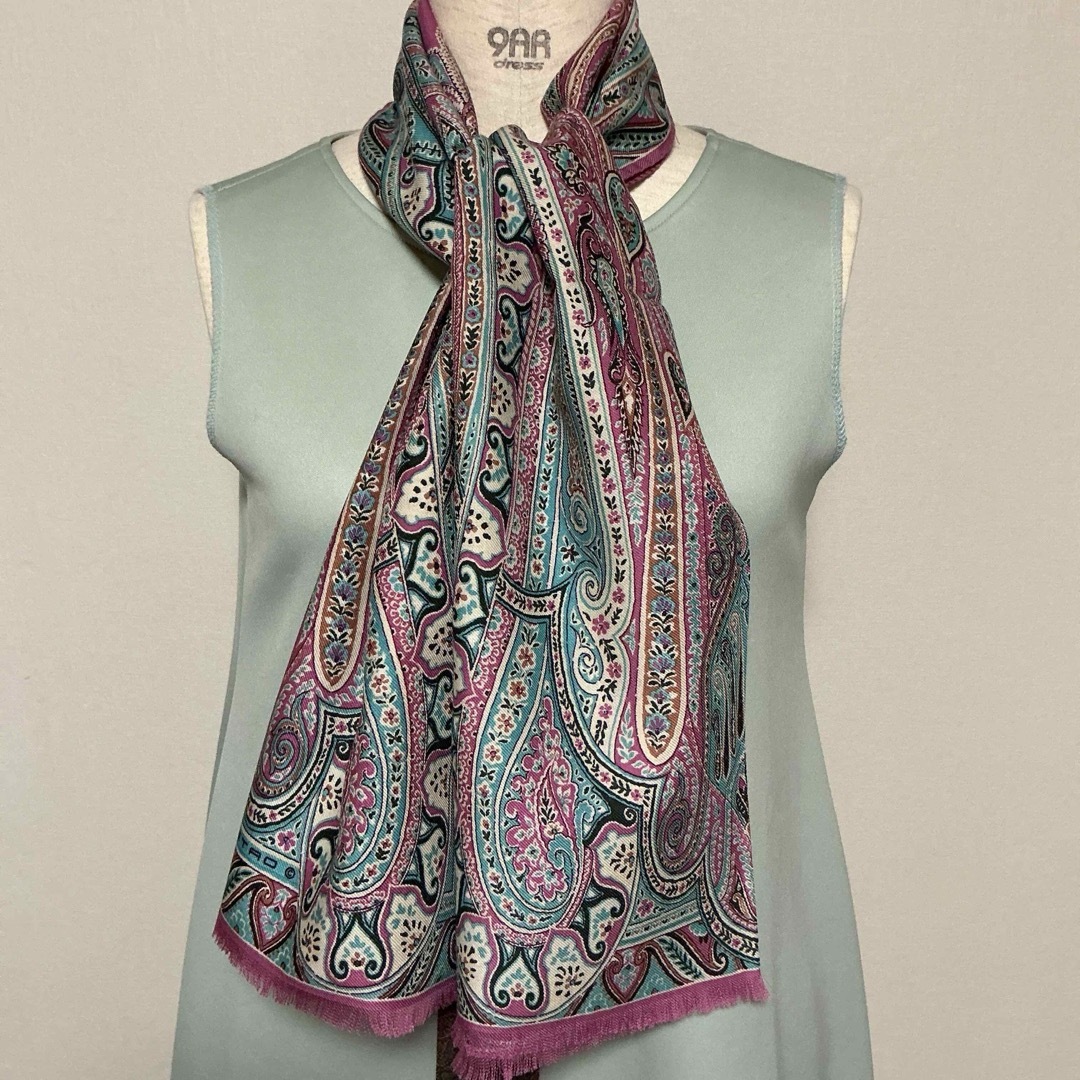 ETRO - 洗練されたデザイン ETRO 正規品 ペイズリー スカーフ ETRO - 洗練されたデザイン ETRO 正規品 ペイズリー スカーフ